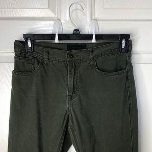 Olive green jeans